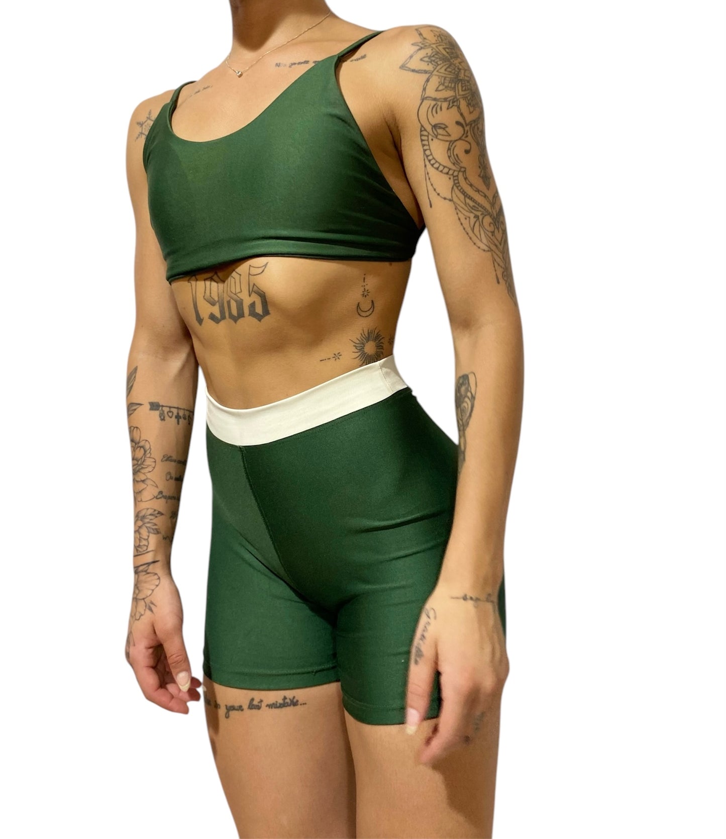 Conjunto Moonline Verde Militar