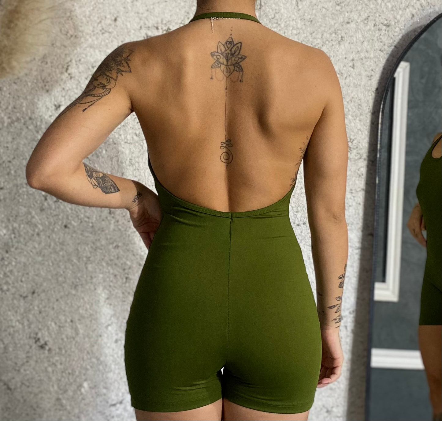 Macaquinho Frente Única Verde Militar