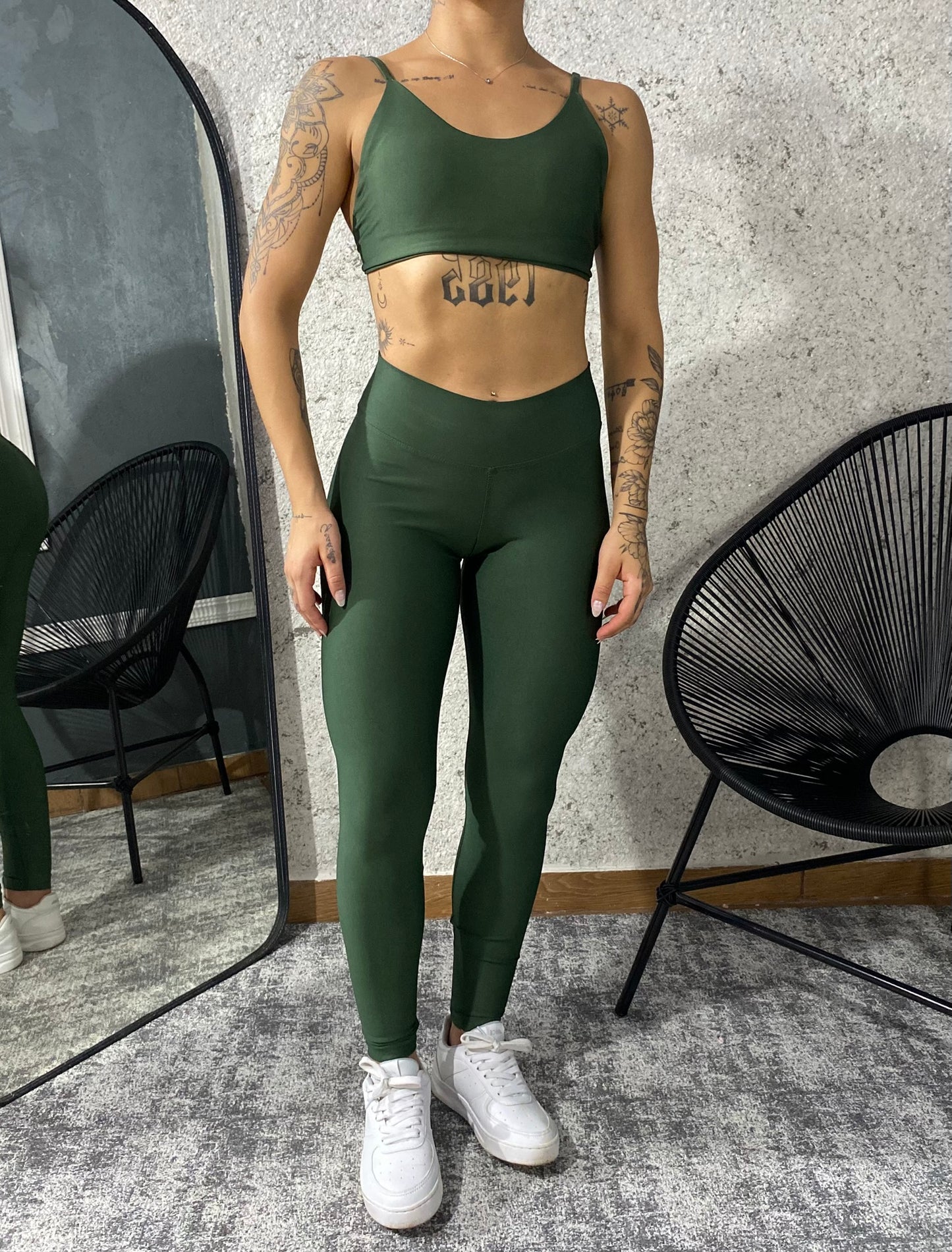 Conjunto Moon Verde Militar